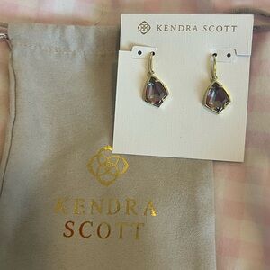 Kendra Scott Gold and Iridescent Earrings